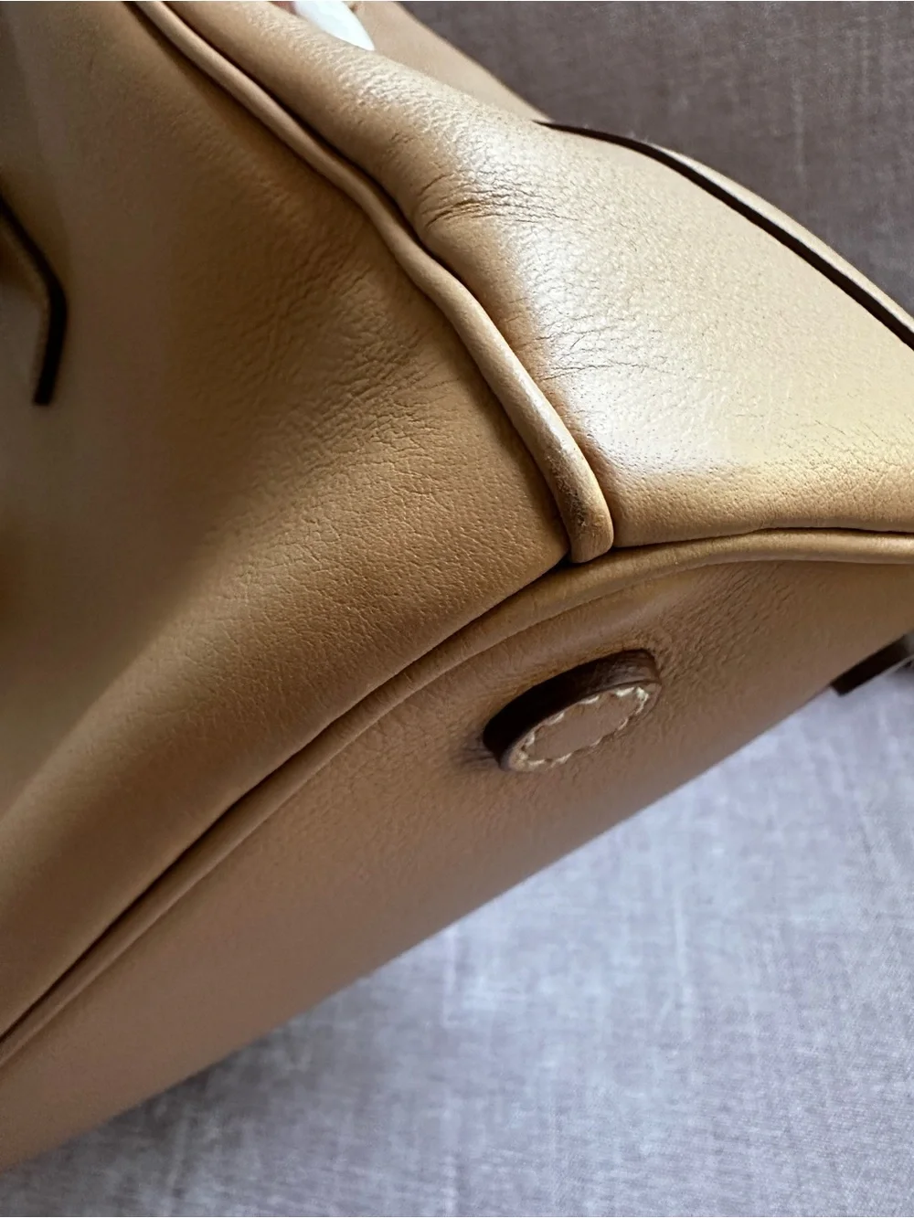 Prada Tan Leather Large Galleria Satchel in Soft Calfskin Leather